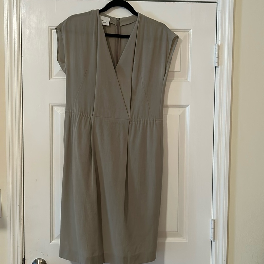 Tan Akris Punto Dress